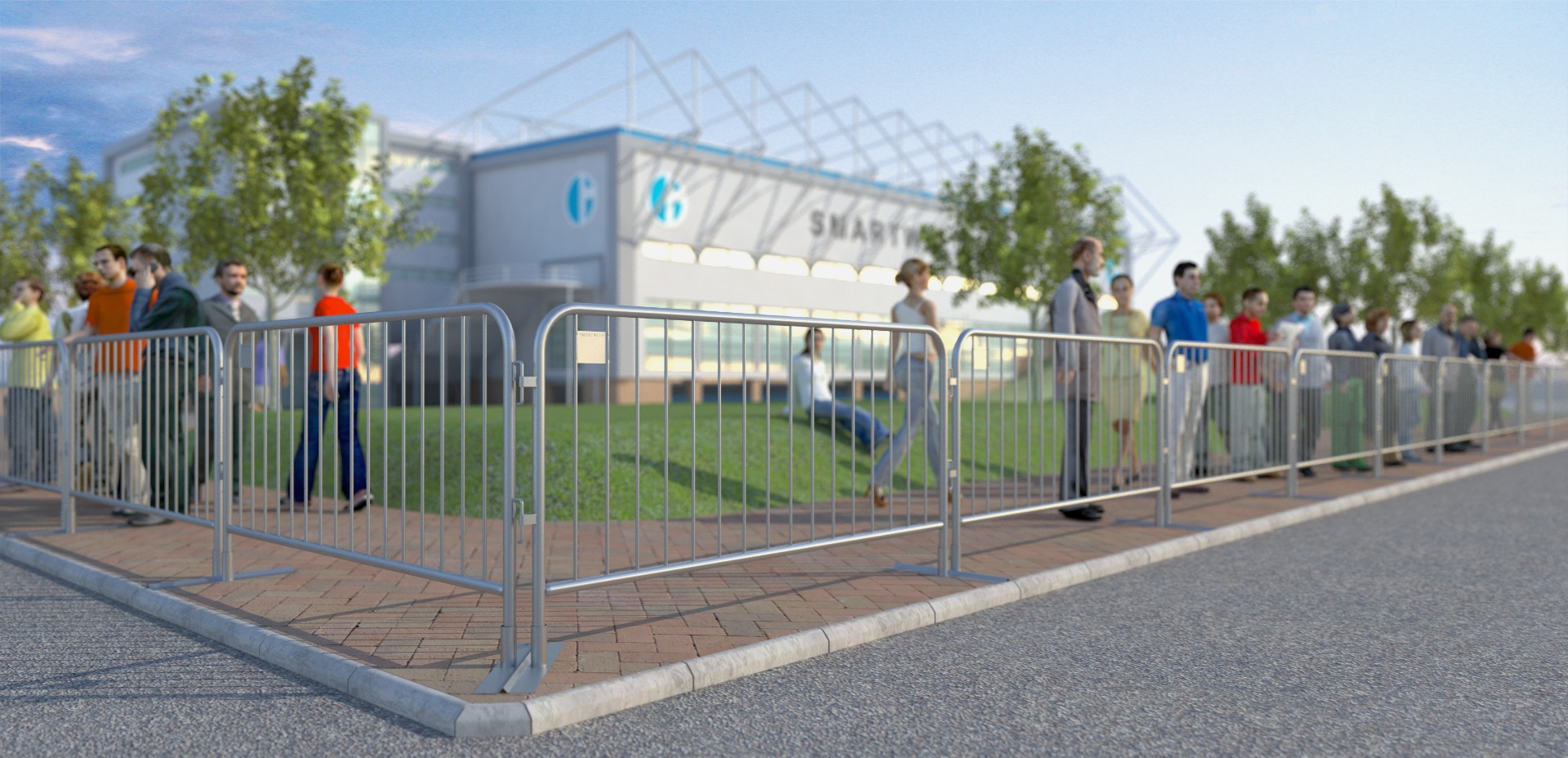 ZND Bar Barrier | 2261 x 1092 mm | Standard | Pre-Galvanised | FW-2600193, main view