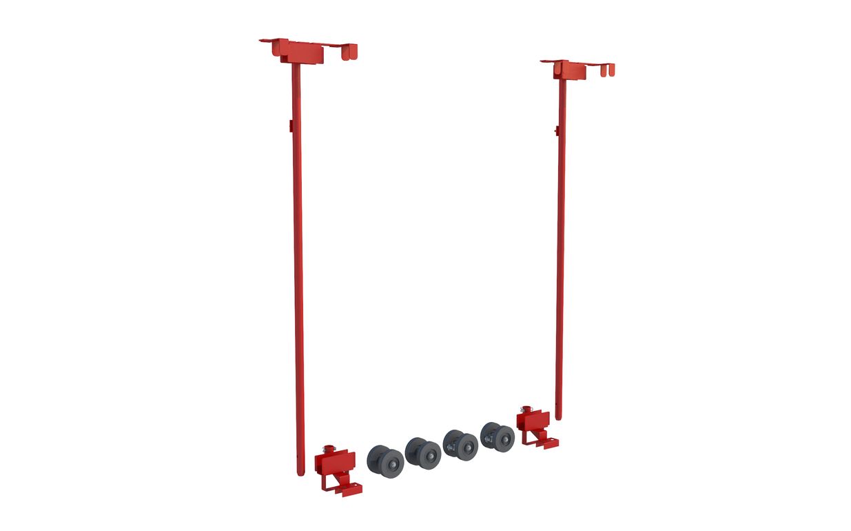 ZND Double Sliding Gate Kit | Galvanised - Coated, main view