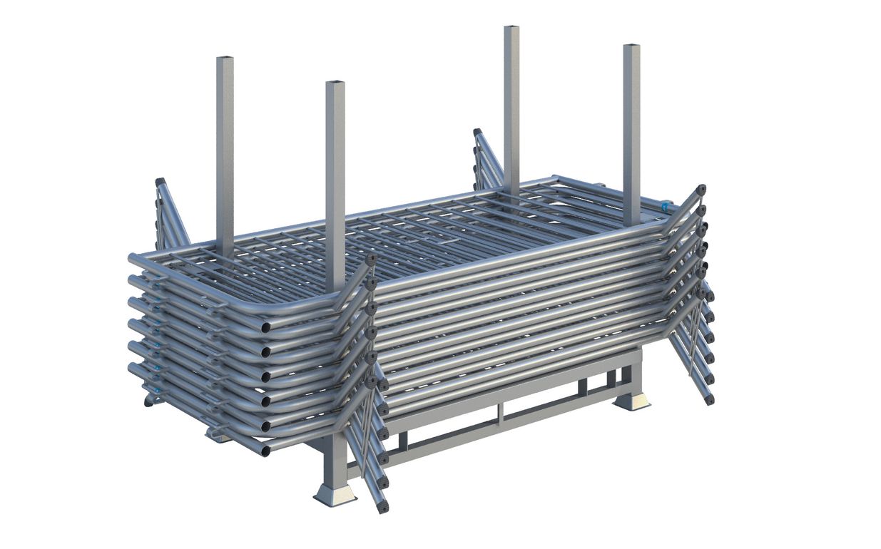 ZND Barrier Stillage | 1585 x 1463 x 914 mm, view 2