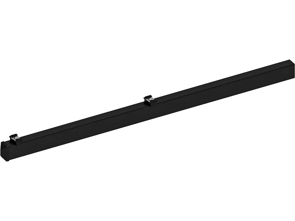Multi fence post 60 x 40 mm in black RAL 9005, 1200 mm long