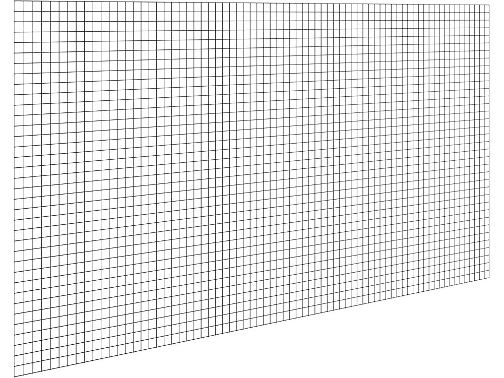 Wire mesh sheet 25.4 x 25.4 mm, sheet 914 x 1829 mm