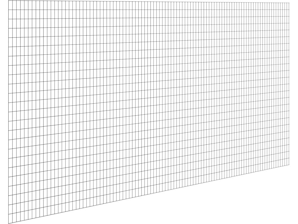 Wire mesh sheet 50.8 x 25.4 mm, sheet 1219 x 2438 mm