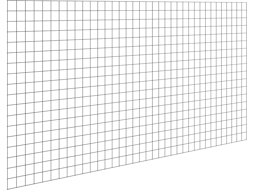 Wire mesh sheet 50.8 x 50.8 mm, sheet 914 x 1829 mm