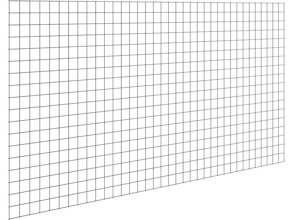 Wire mesh sheet 50.8 x 50.8 mm, sheet 914 x 1829 mm