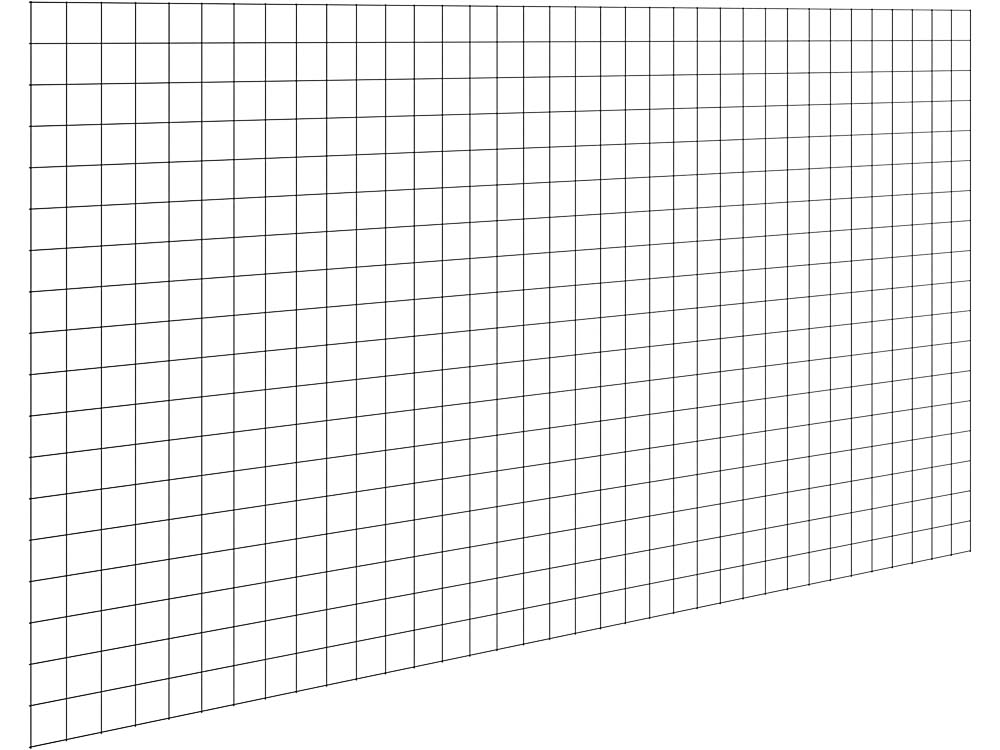 Wire mesh sheet 50.8 x 50.8 mm, sheet 914 x 1829 mm