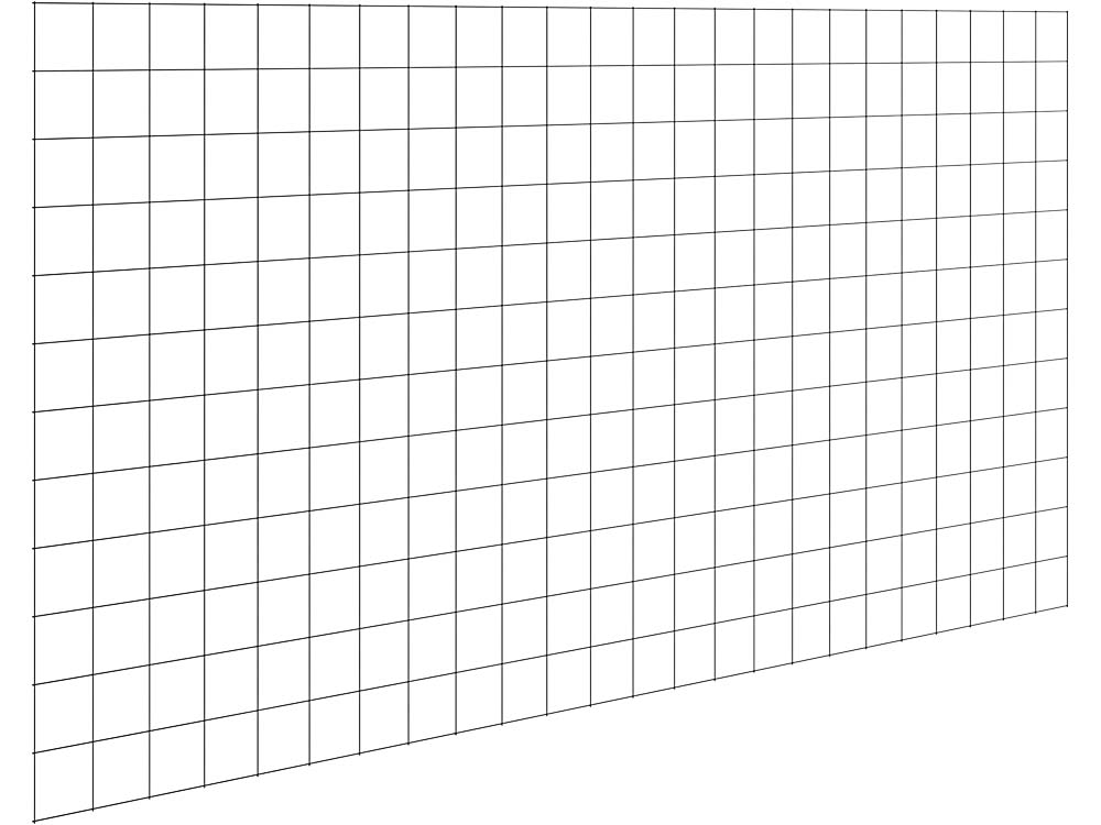 Wire mesh sheet 76.2 x 76.2 mm, sheet 914 x 1829 mm