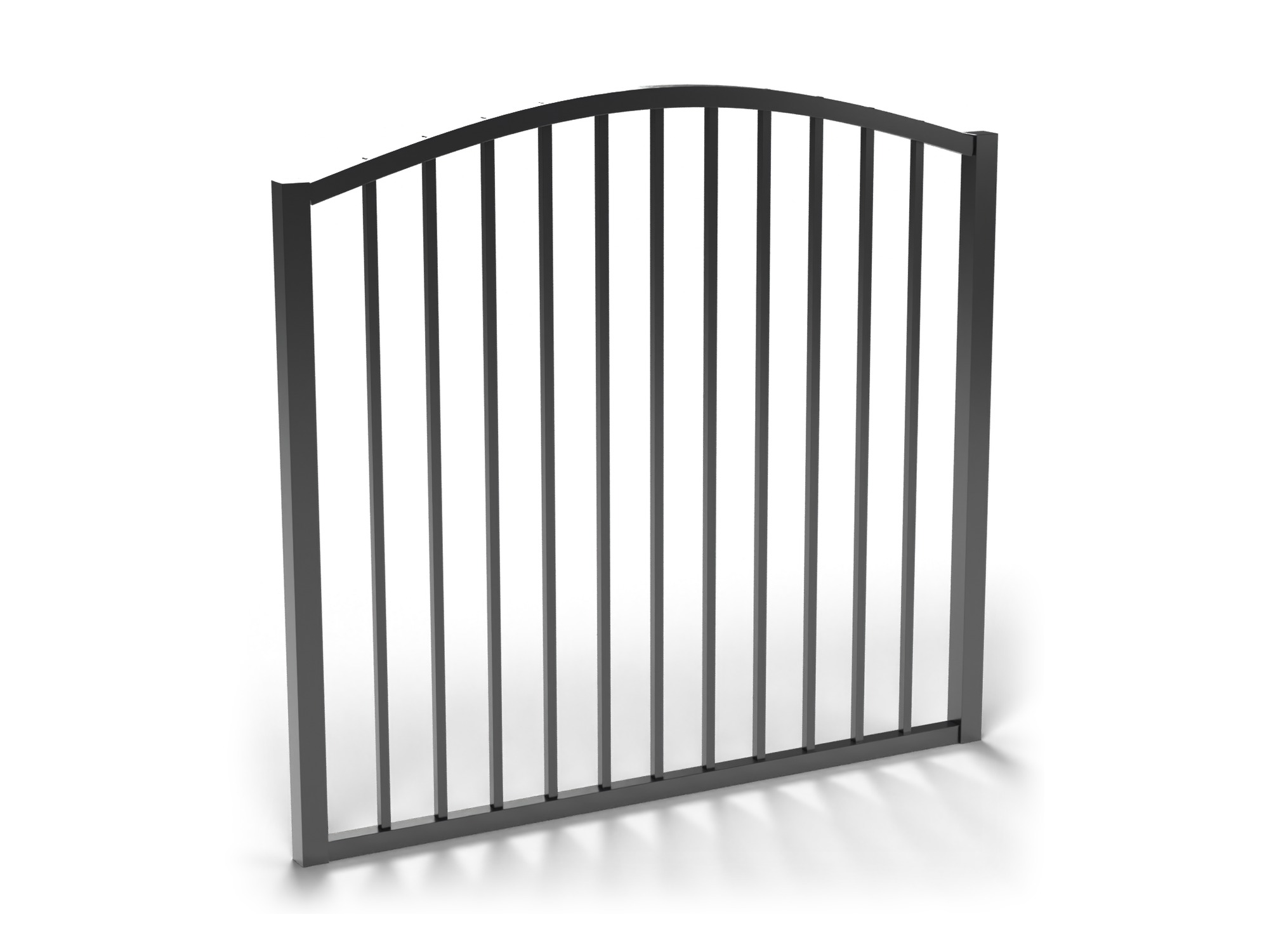 Black Fortress A2 2-rail flat top/flat bottom gate