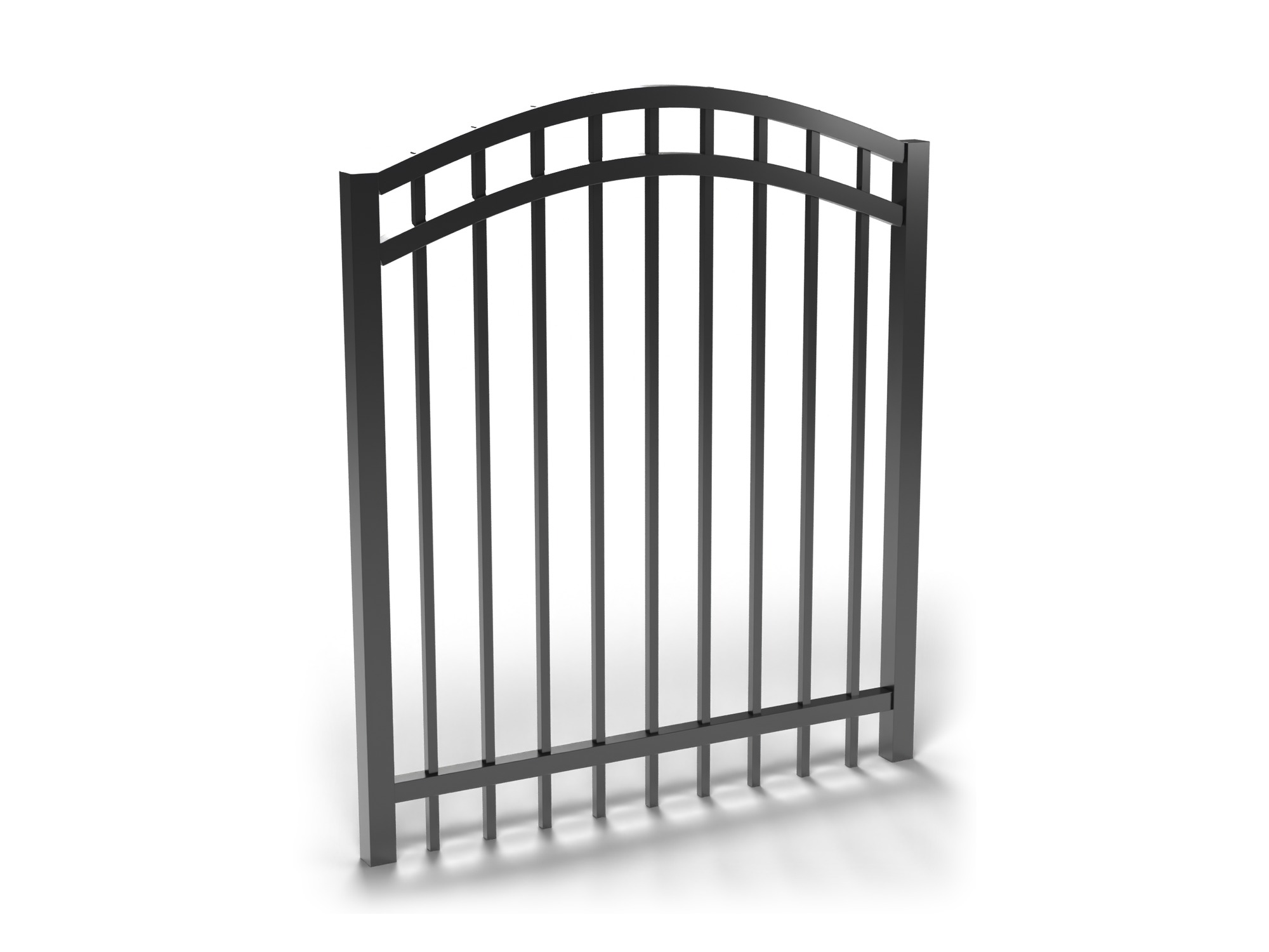 Black Fortress A2 3-rail flat top gate