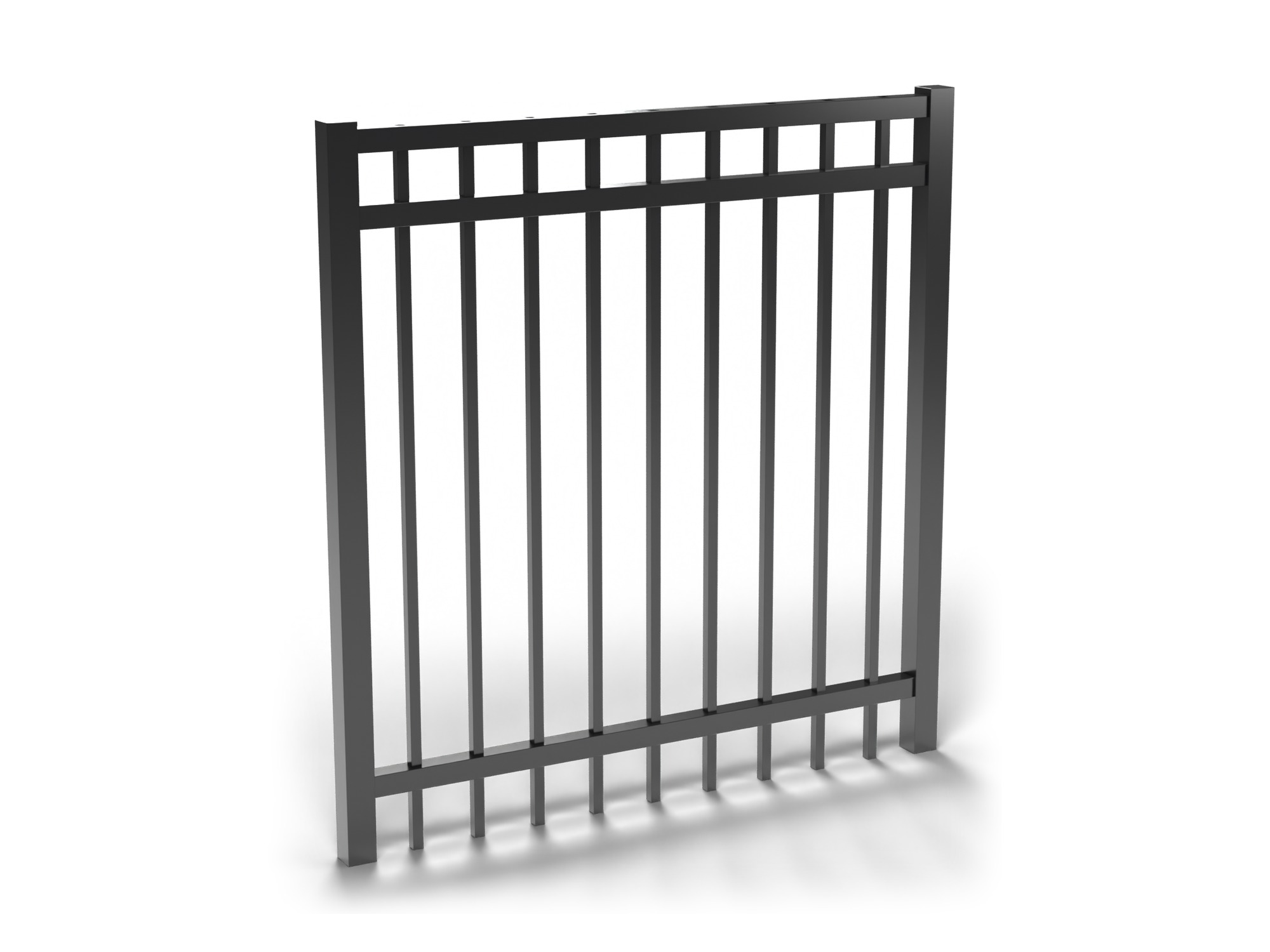 Black Fortress A2 3-rail flat top gate