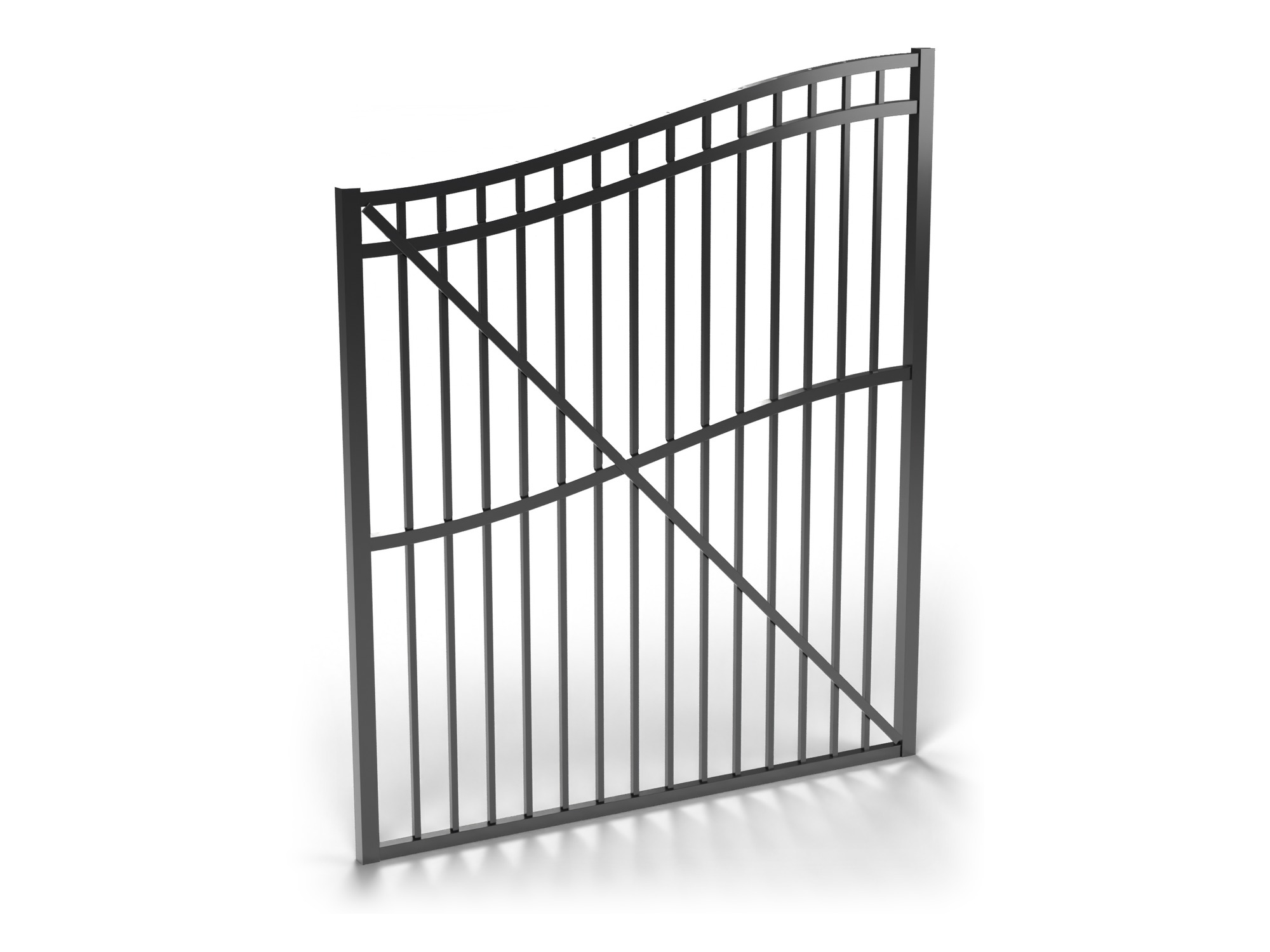 Black Fortress A2 4-rail flat top/flat bottom gate