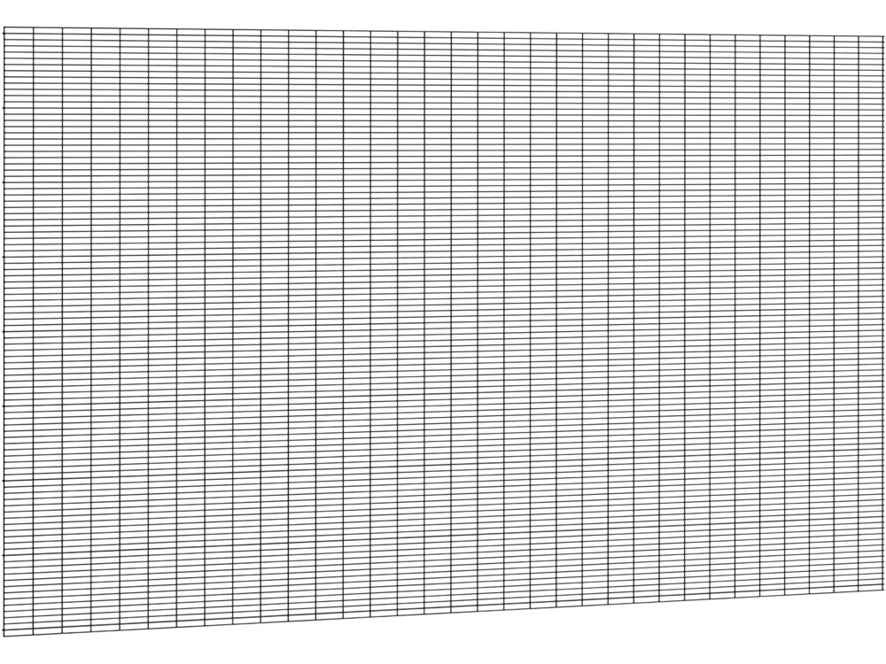 Secufence Light Duo 358 security fence panel in black RAL 9005