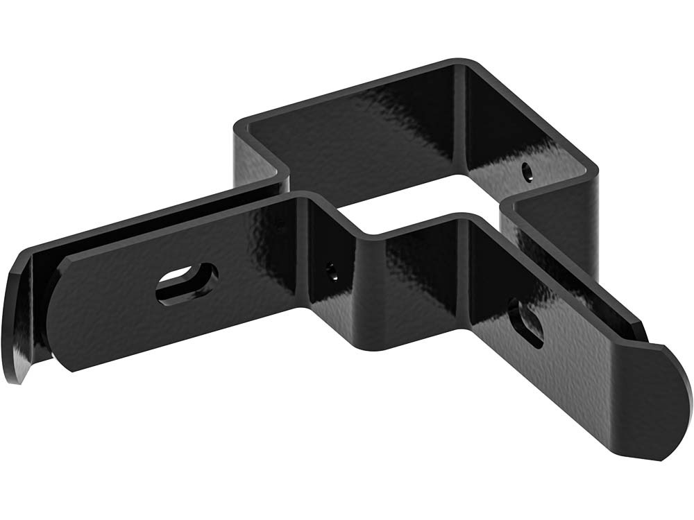 Longlip corner bracket, view 1