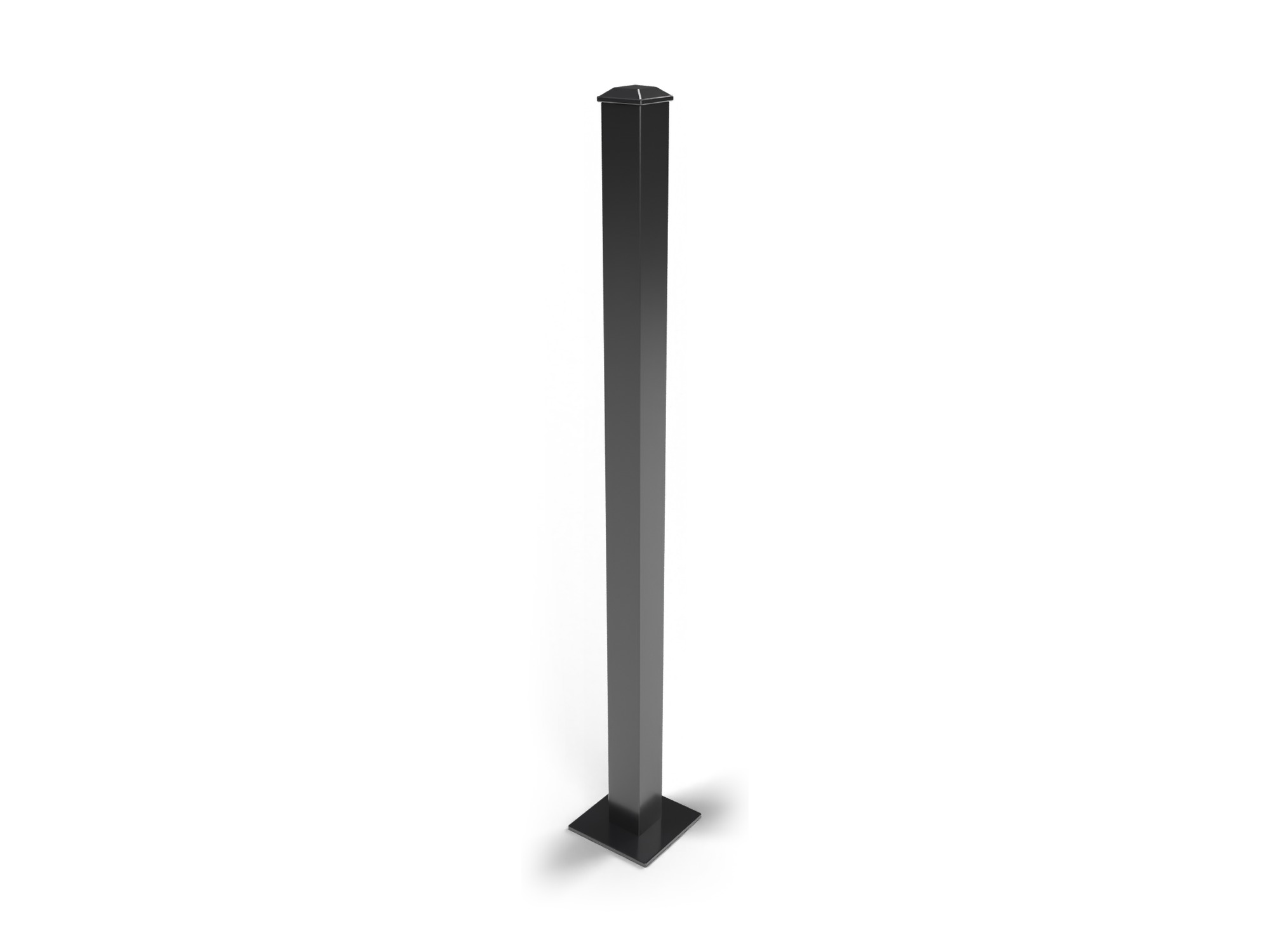 Fortress Versai Steel Surface Mount Post 2" | 5" Base Plate