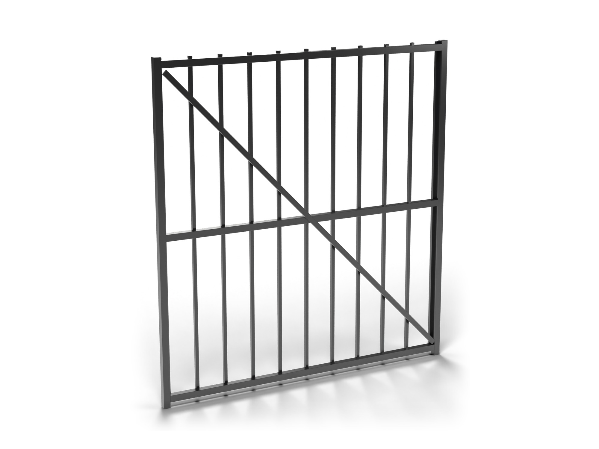 Fortress Estate Drive Gate Leaf 6' (71")