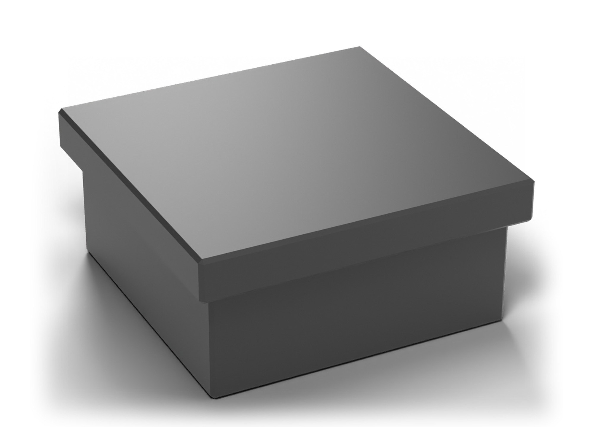 Fortress V2 Commercial Poly 2.5" x 2.5" Post Cap