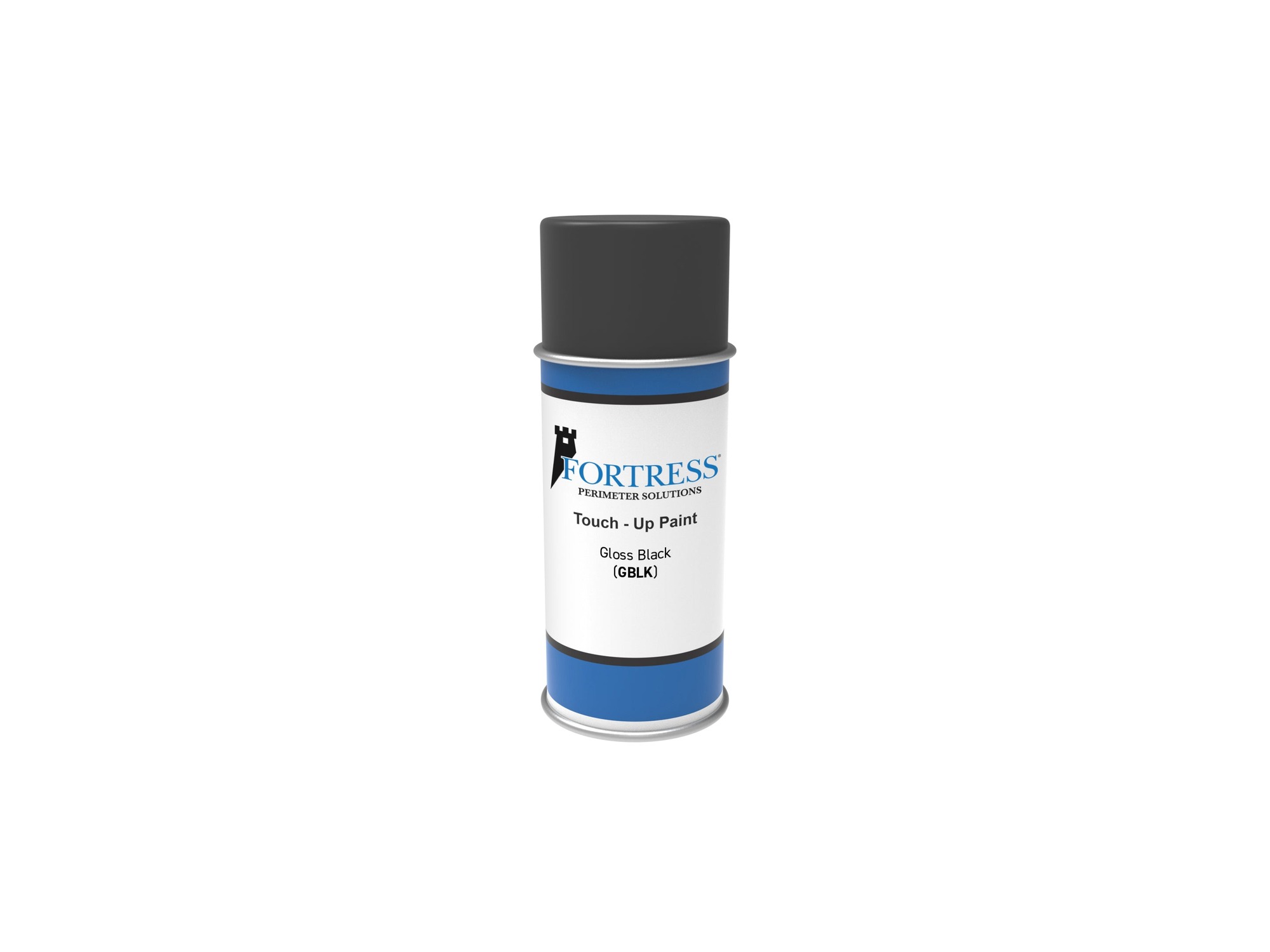 Fortress Versai Gloss Black Touch Up Paint Can 6 oz.