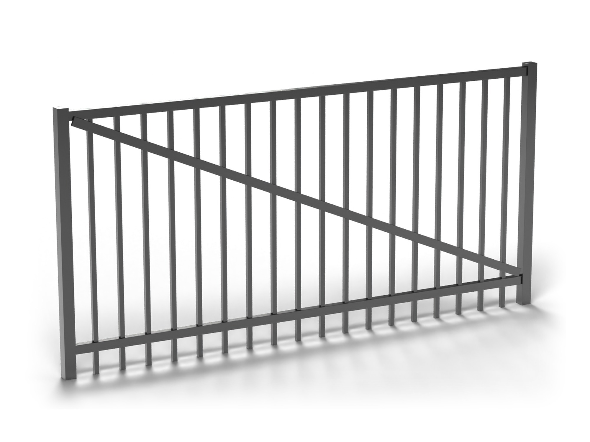 Black Fortress Versai Assurance 2-rail flat top gate