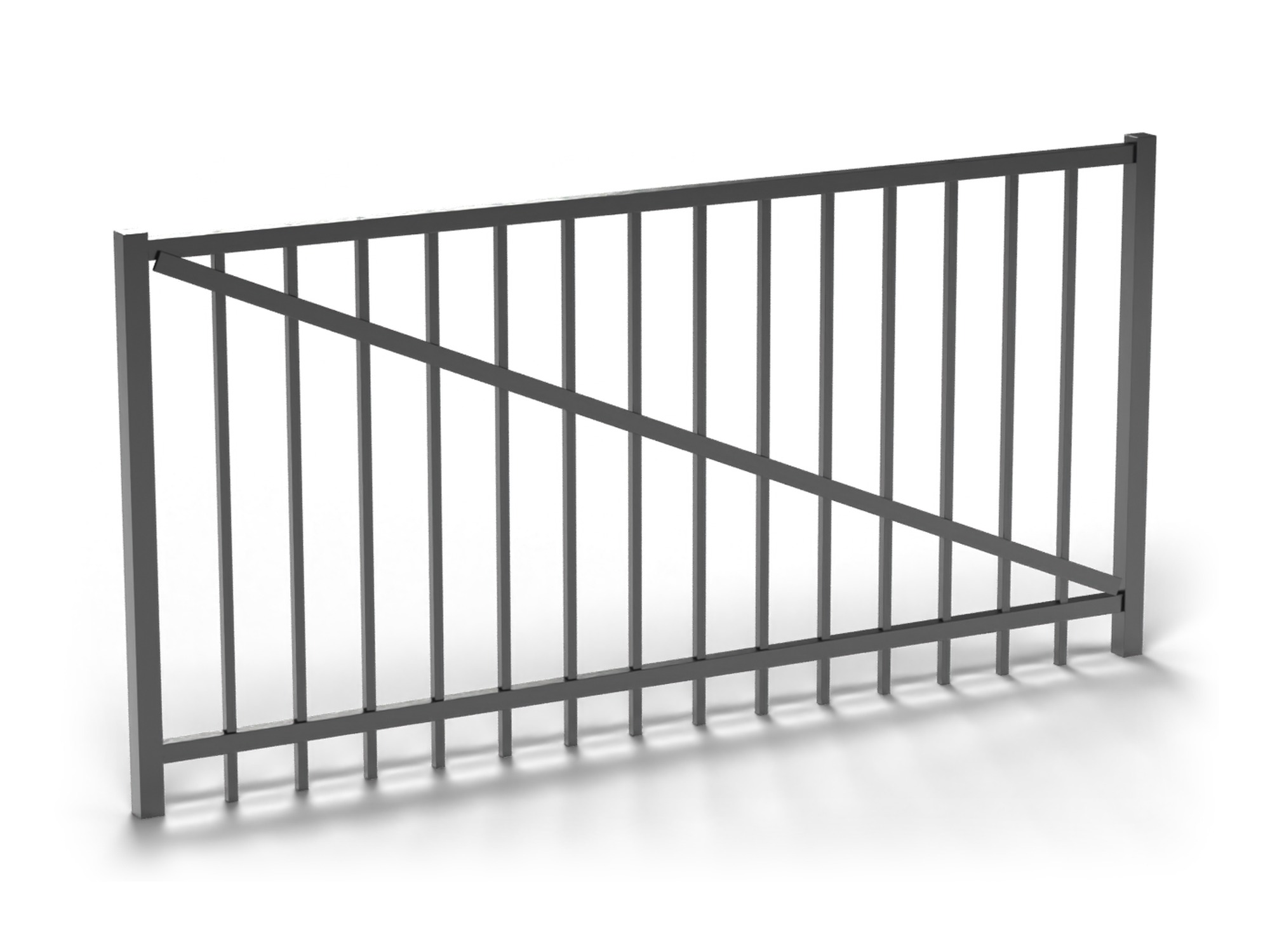 Black Fortress Versai 2-rail flat top gate
