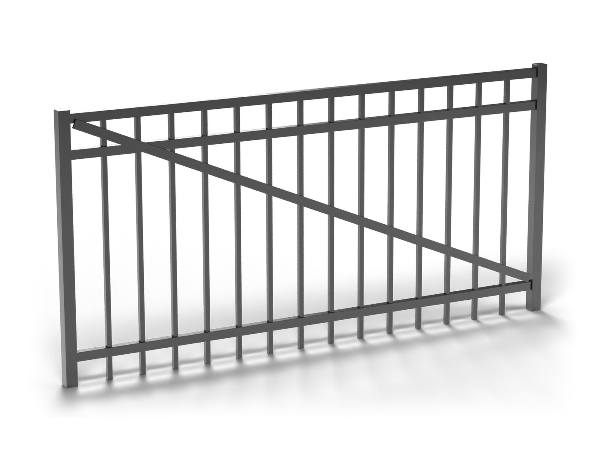 Black Fortress Versai 3-rail flat top gate