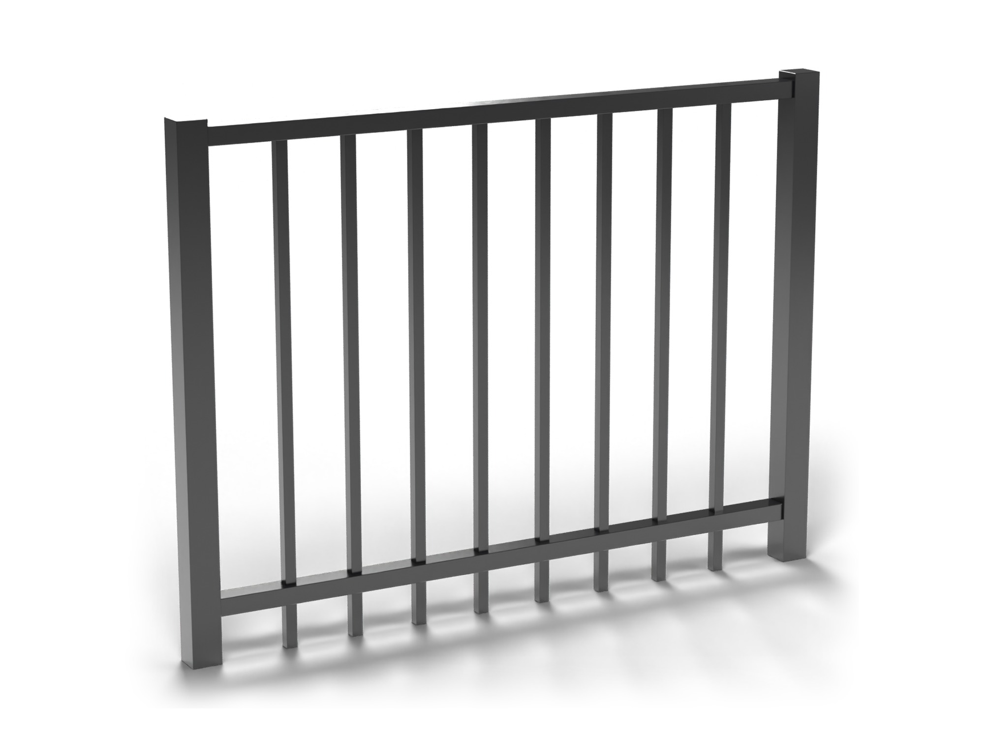 Black Fortress V2 2-rail flat top gate