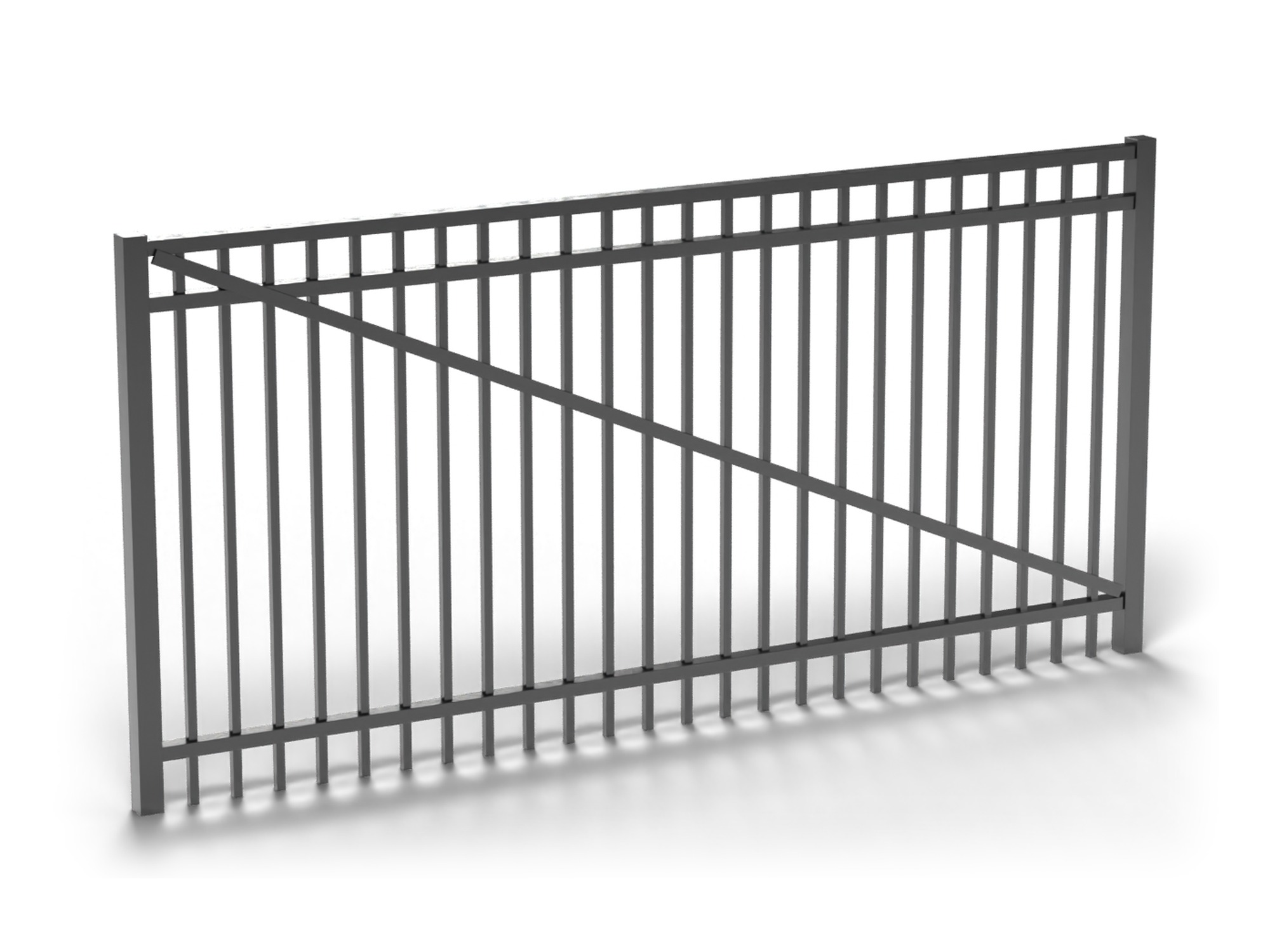 Black Fortress V2 Assurance 3-rail flat top gate
