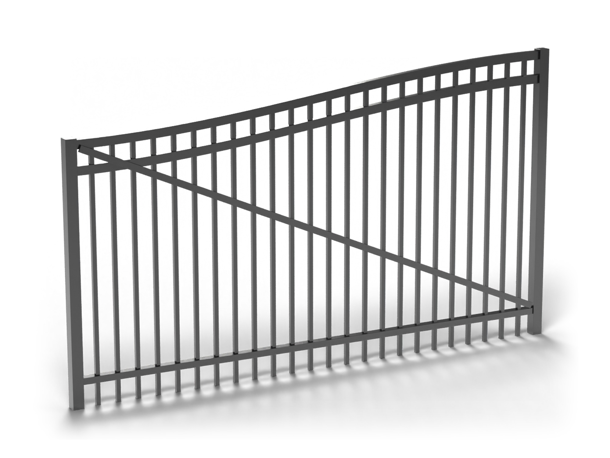 Black Fortress V2 Assurance 3-rail flat top gate