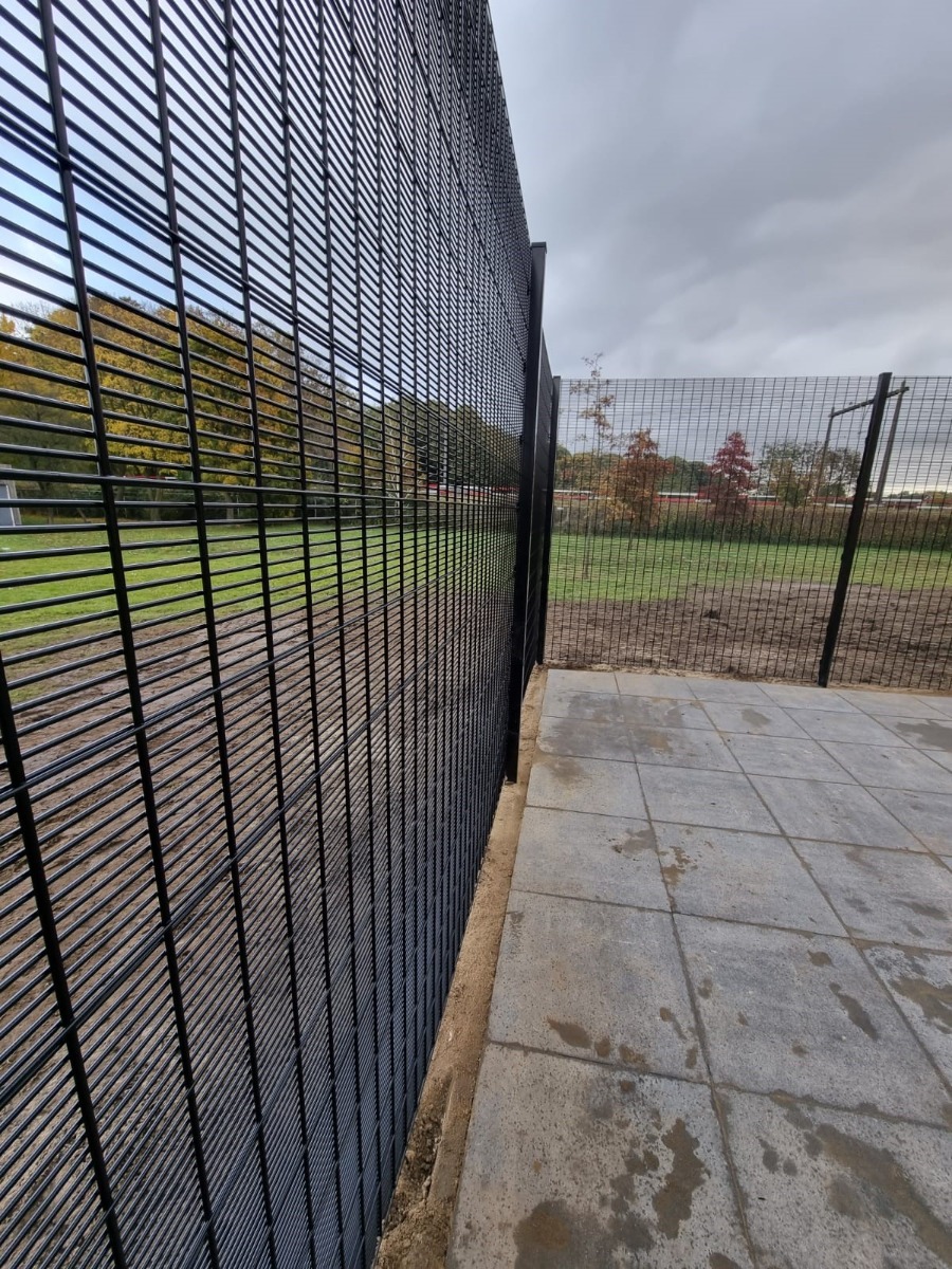 Secufence Heavy Duo 358 security fence on site