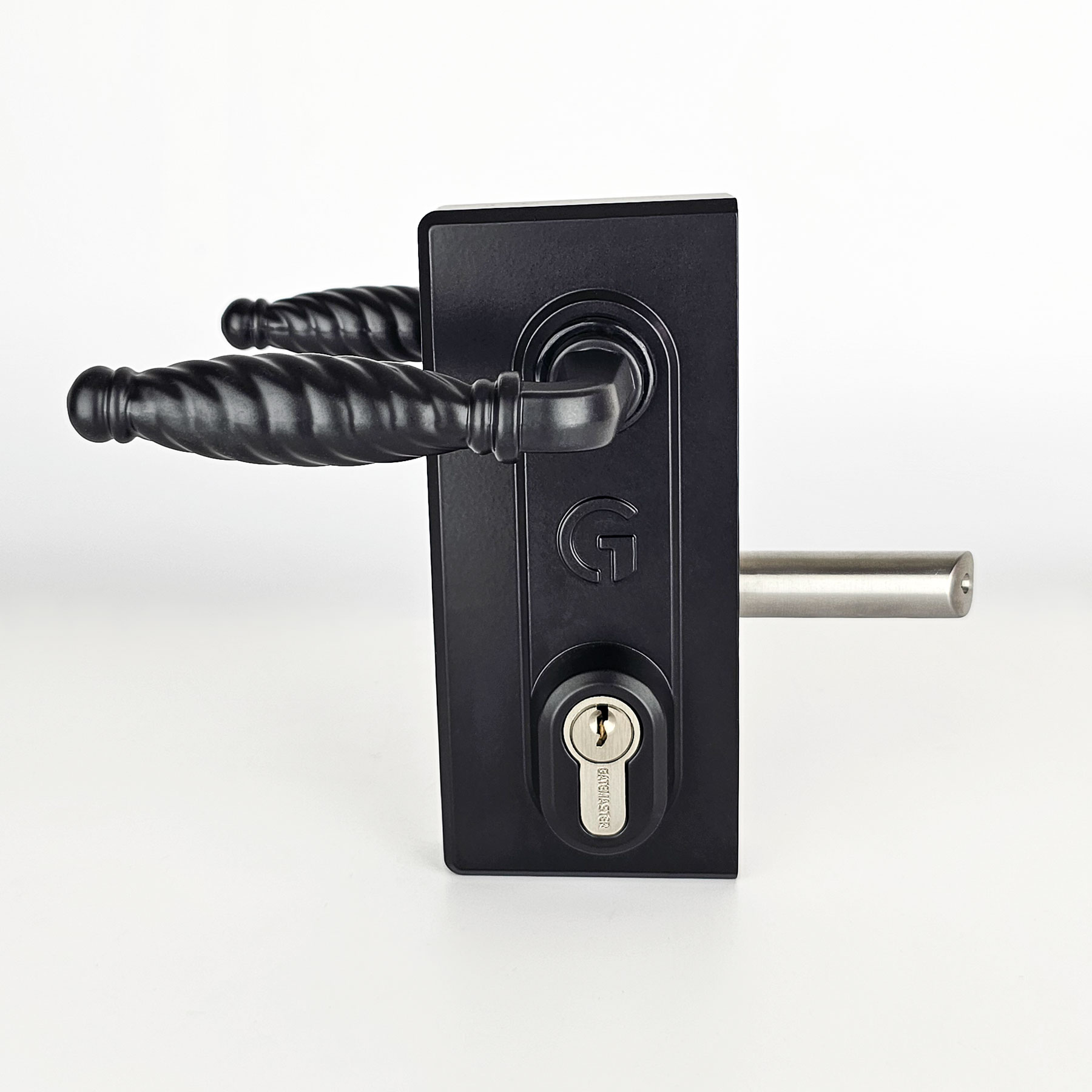 Gatemaster Superlock 2.0 Keyed Gate Lock Latch Deadlock Double-Sided Key Access, superlock keyed traditional handle