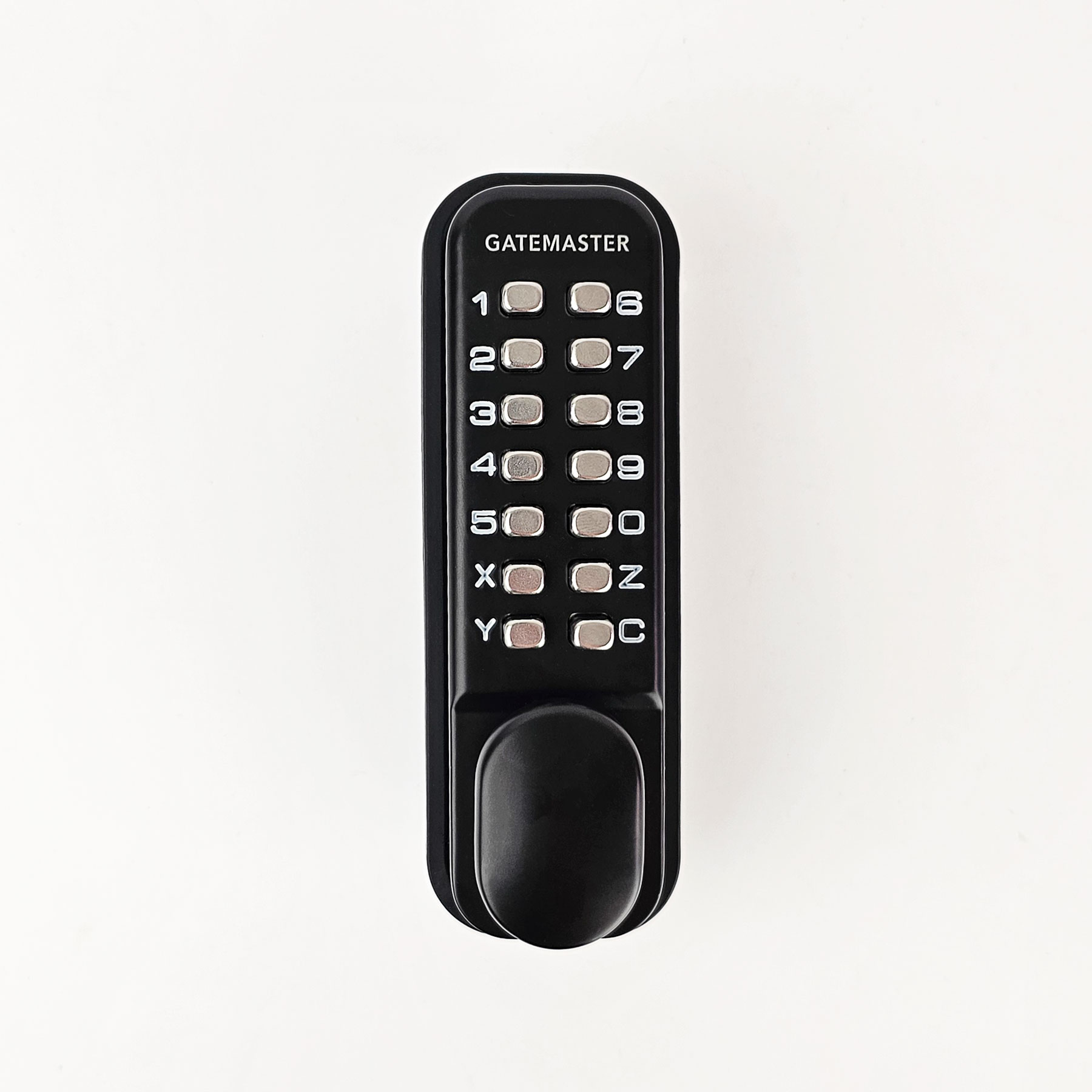 Gatemaster Superlock 2.0 Code Gate Lock Surface Mounted Single-Sided Keypad, superlock front keypad