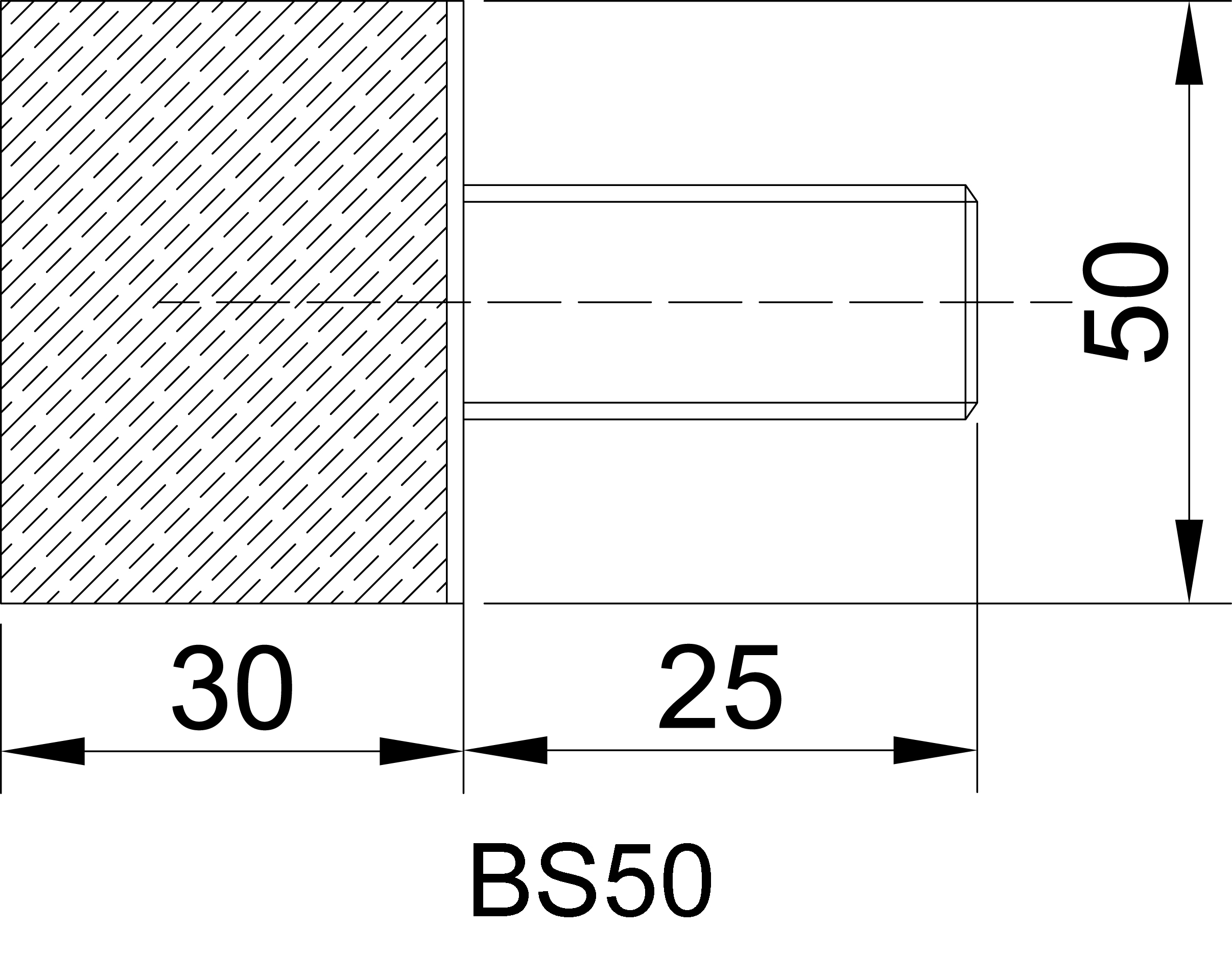 Gatemaster Bump Stop, drawing, fifth view