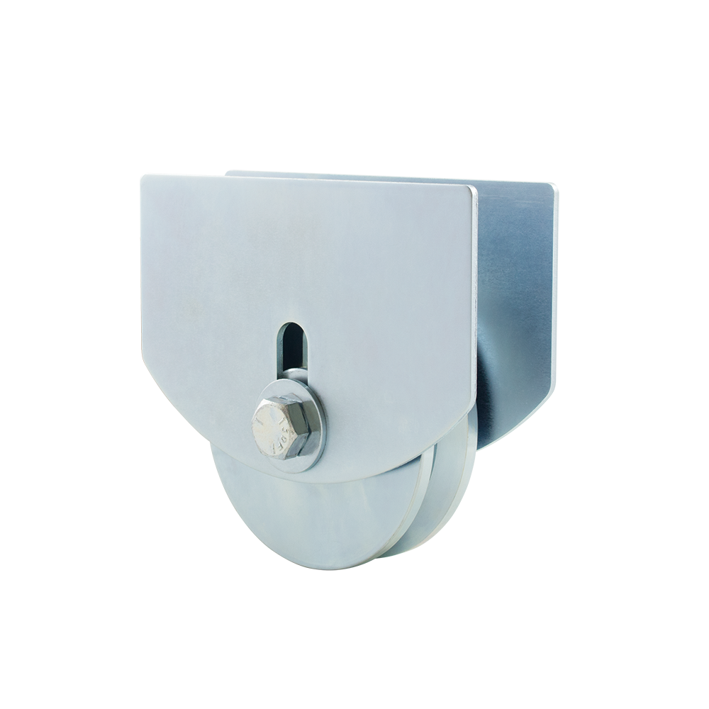 Shut It Hardcore 102 mm V-groove wheel with steel carriage plates