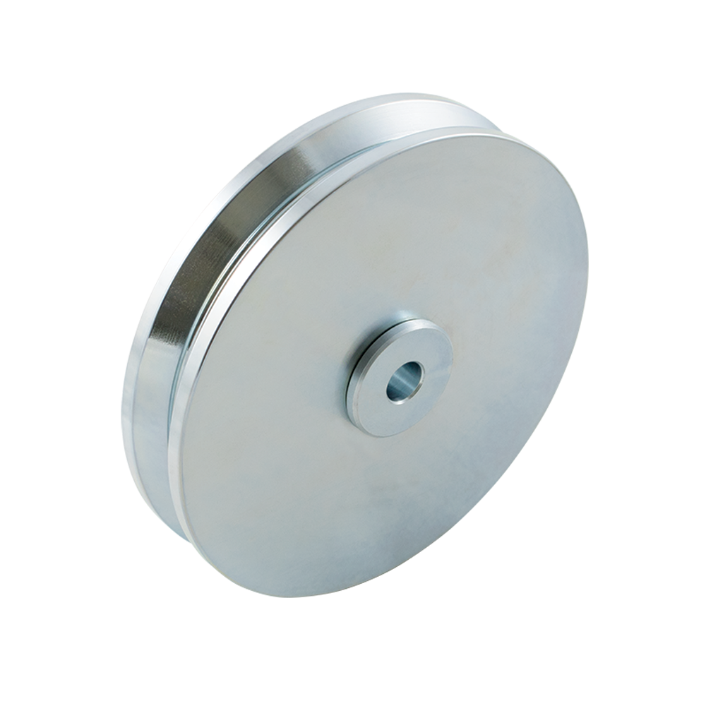 Shut It Hardcore 152 mm V-groove wheel for a 38 mm bottom rail