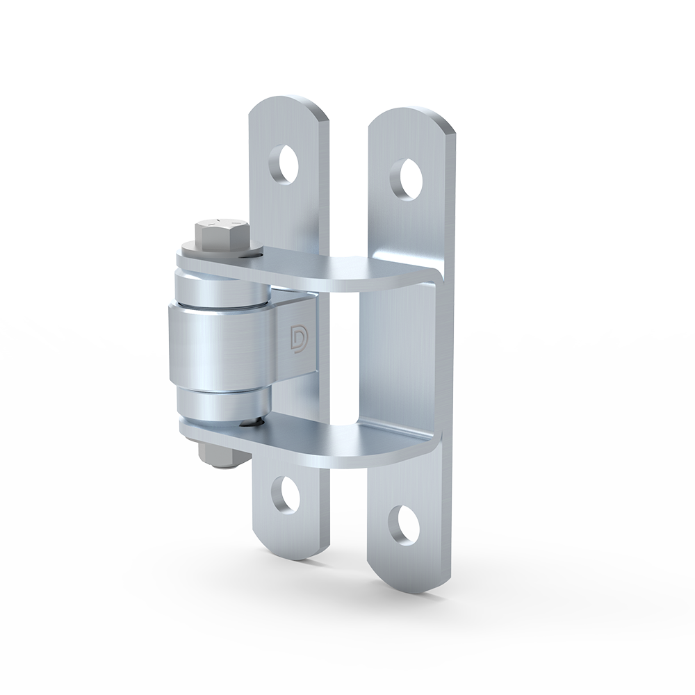 Shut It Face Mount Bolt-On BadAss hinge, zinc finish