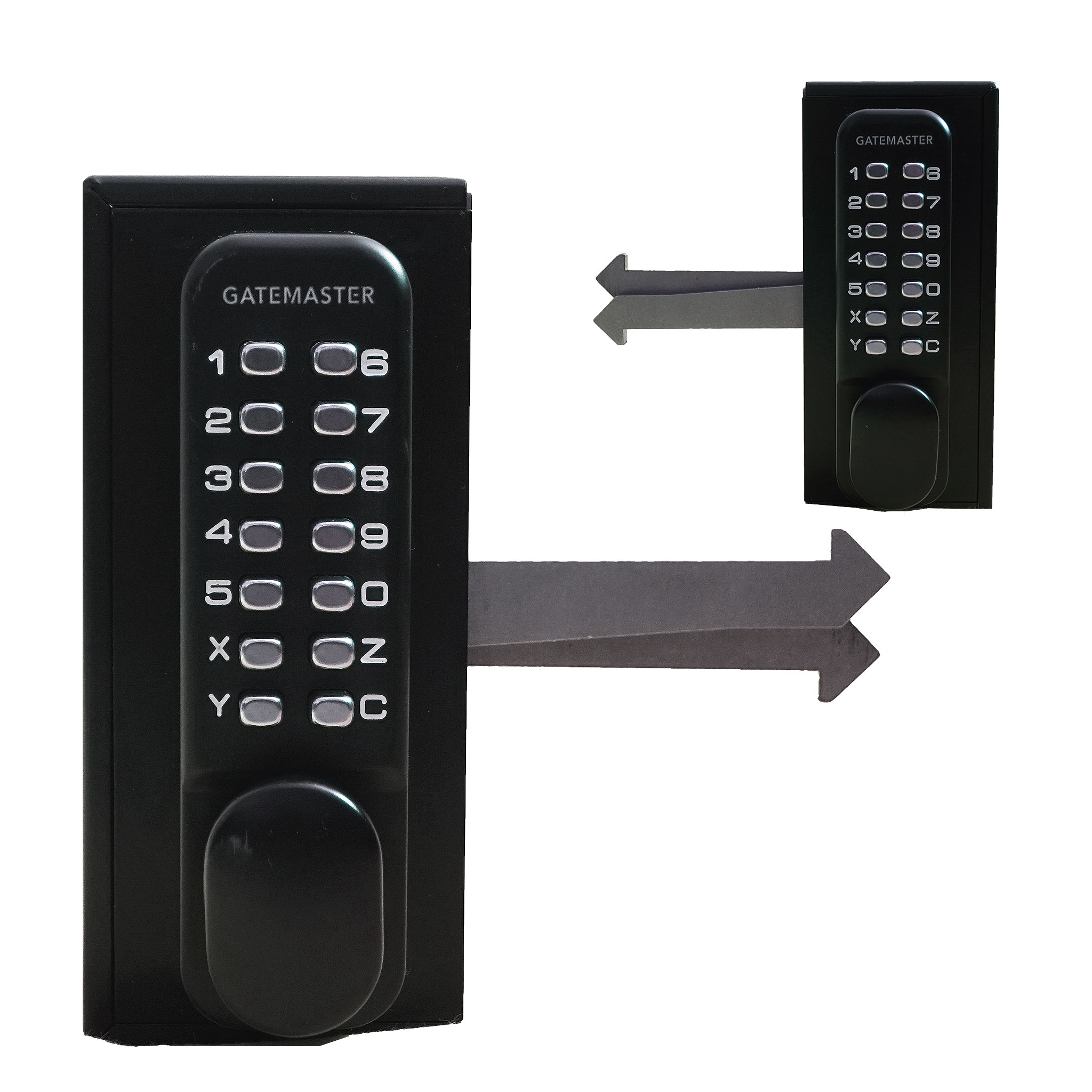 Gatemaster | Sliding Gate Code Lock | Double-Sided Keypad