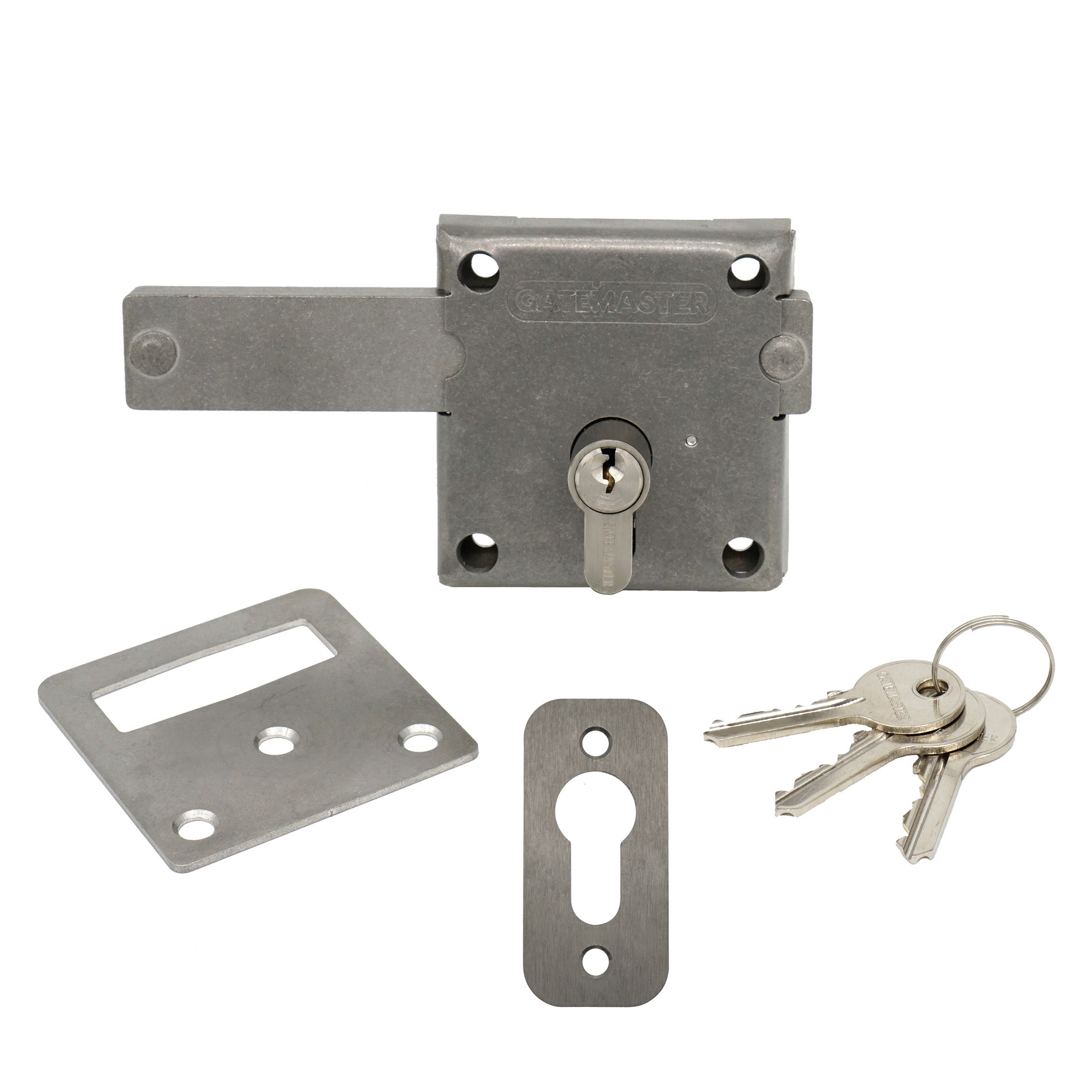 Gatemaster screw-fixed lock for gates up to 1" thick, fourth view