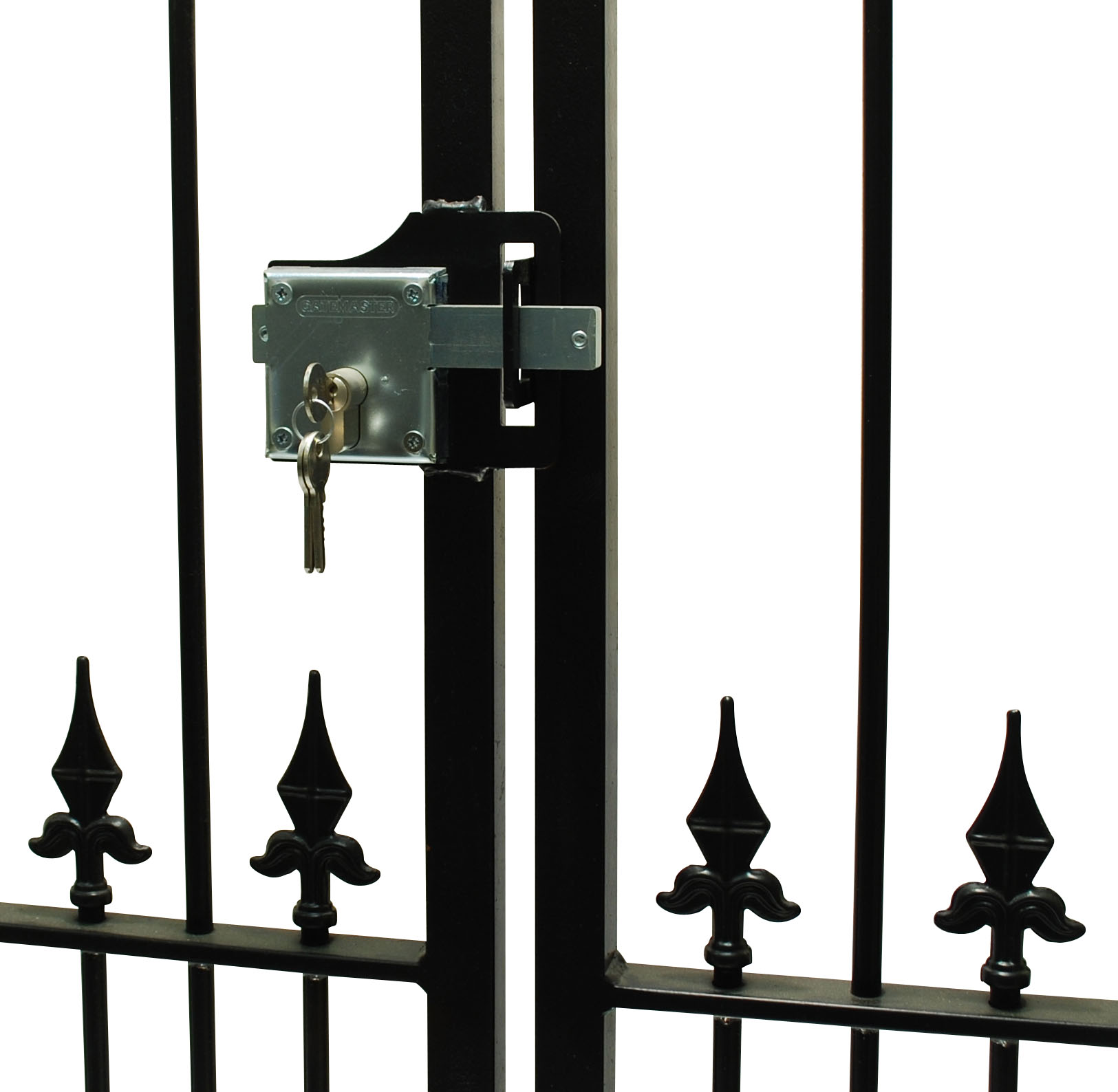 Gatemaster screw-fixed lock for gates up to 1" thick, in gate