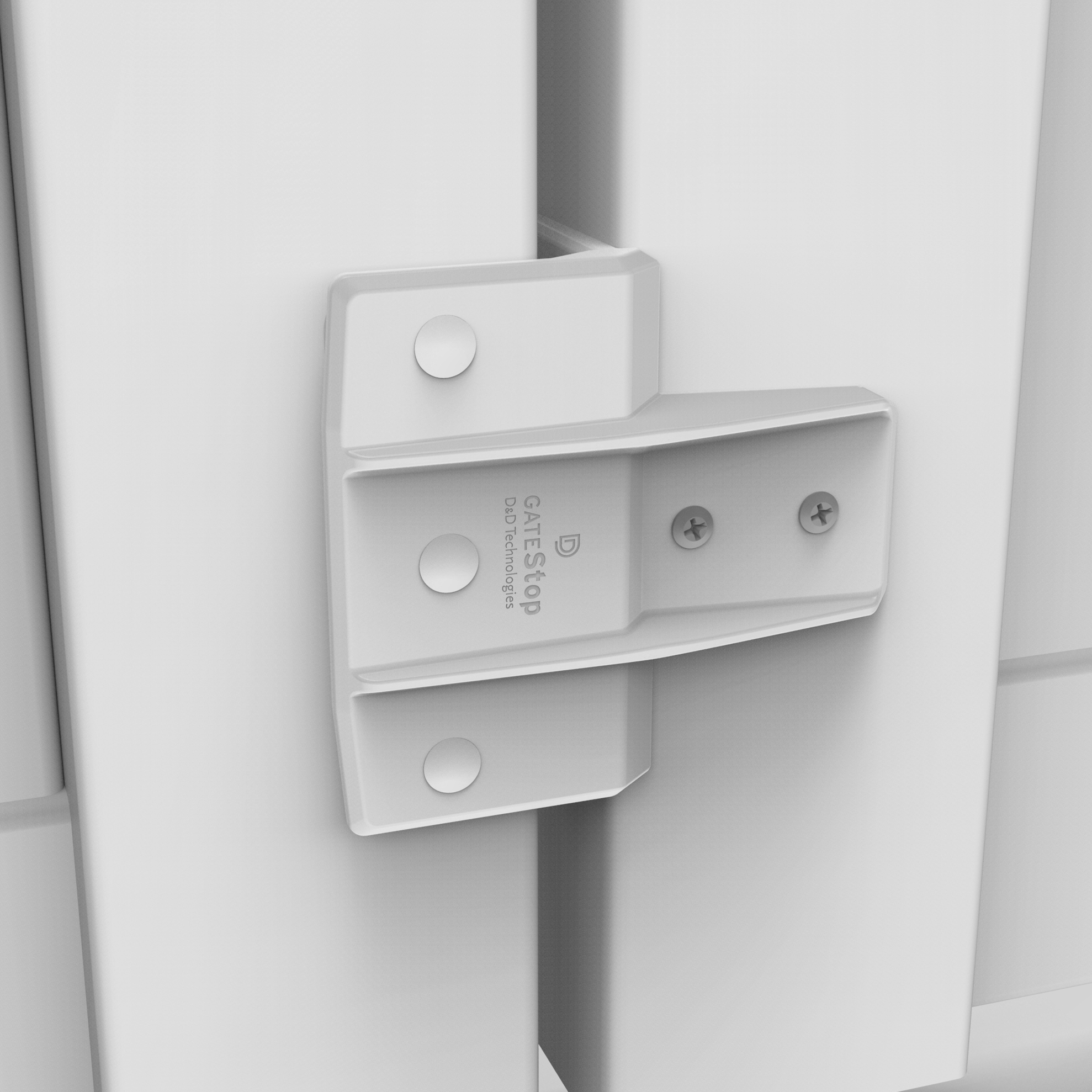 White GateStop Series 3, model GS3S3WT
