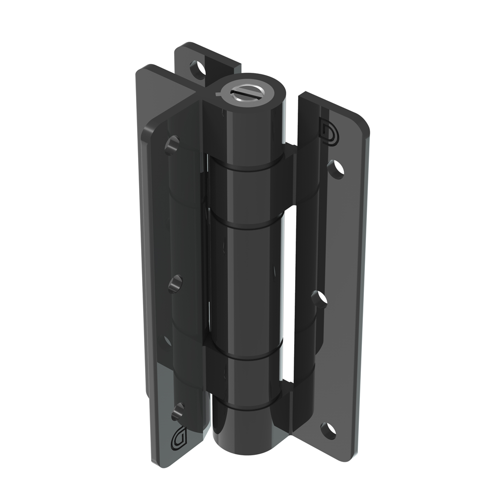 KwikFit Aluminium hinge KF3A1, gloss black, second view