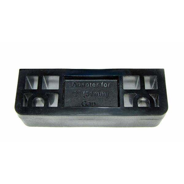 MagnaLatch gate gap spacer for the striker mounting plate