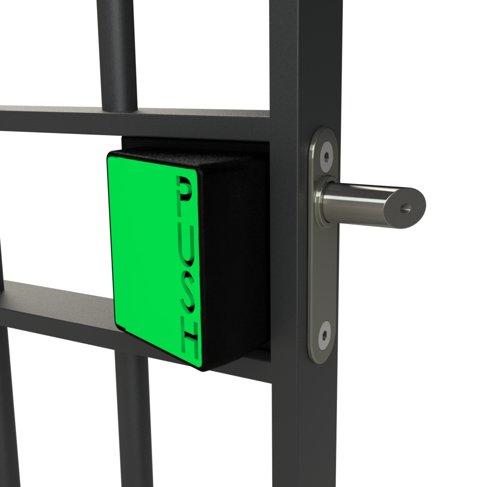 Gatemaster Code Gate Lock Bolt On Quick Exit, in gate, sixth view