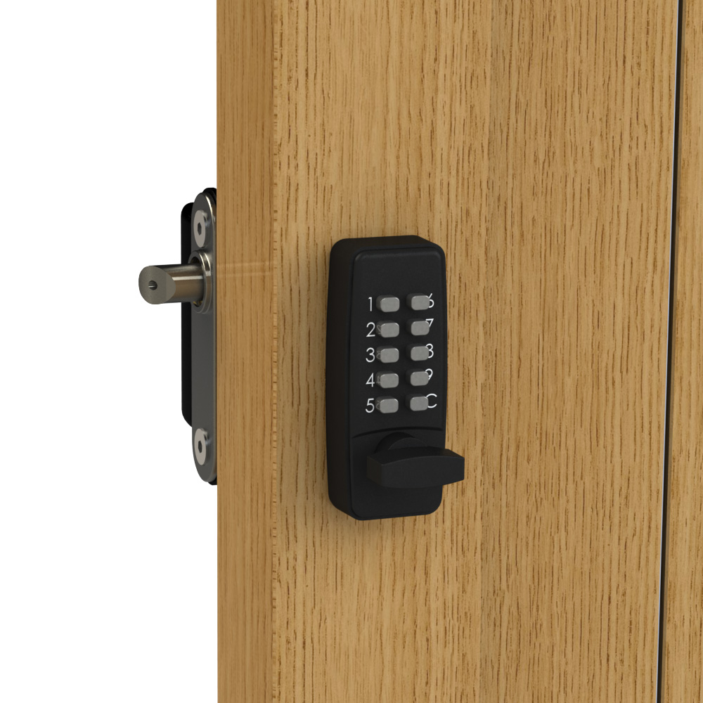 Gatemaster SelectPro Code Gate Lock Surface Mounted Quick-Exit, in gate outside