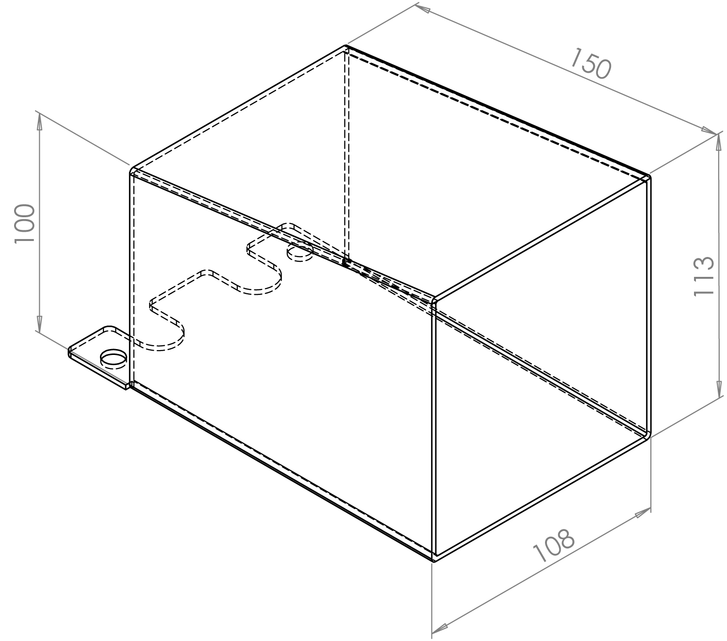 Gatemaster SelectPro Quick Exit Security Shroud, drawing