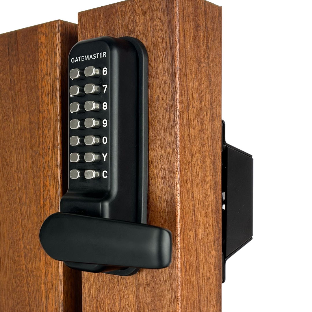 Gatemaster Superlatch Code Gate Lock RapidReset Surface Mounted Keypad Entry, website product photos, fourth view