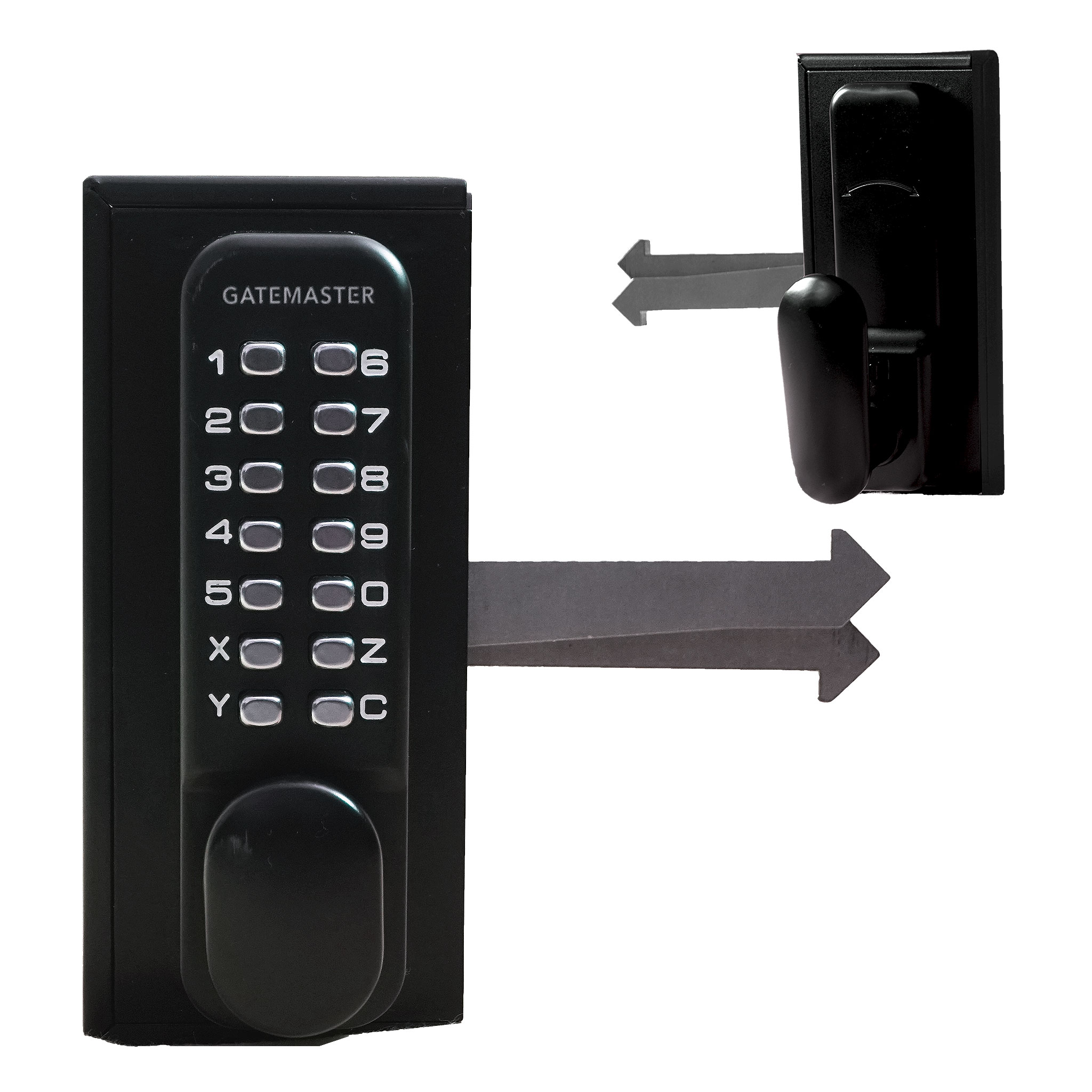 Gatemaster | Sliding Gate Code Lock | Single-Sided Keypad