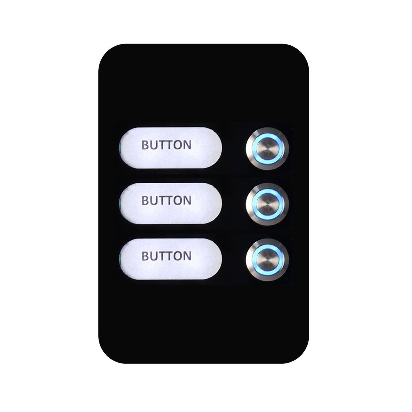 AES | Modular 3 Button Illuminated Module