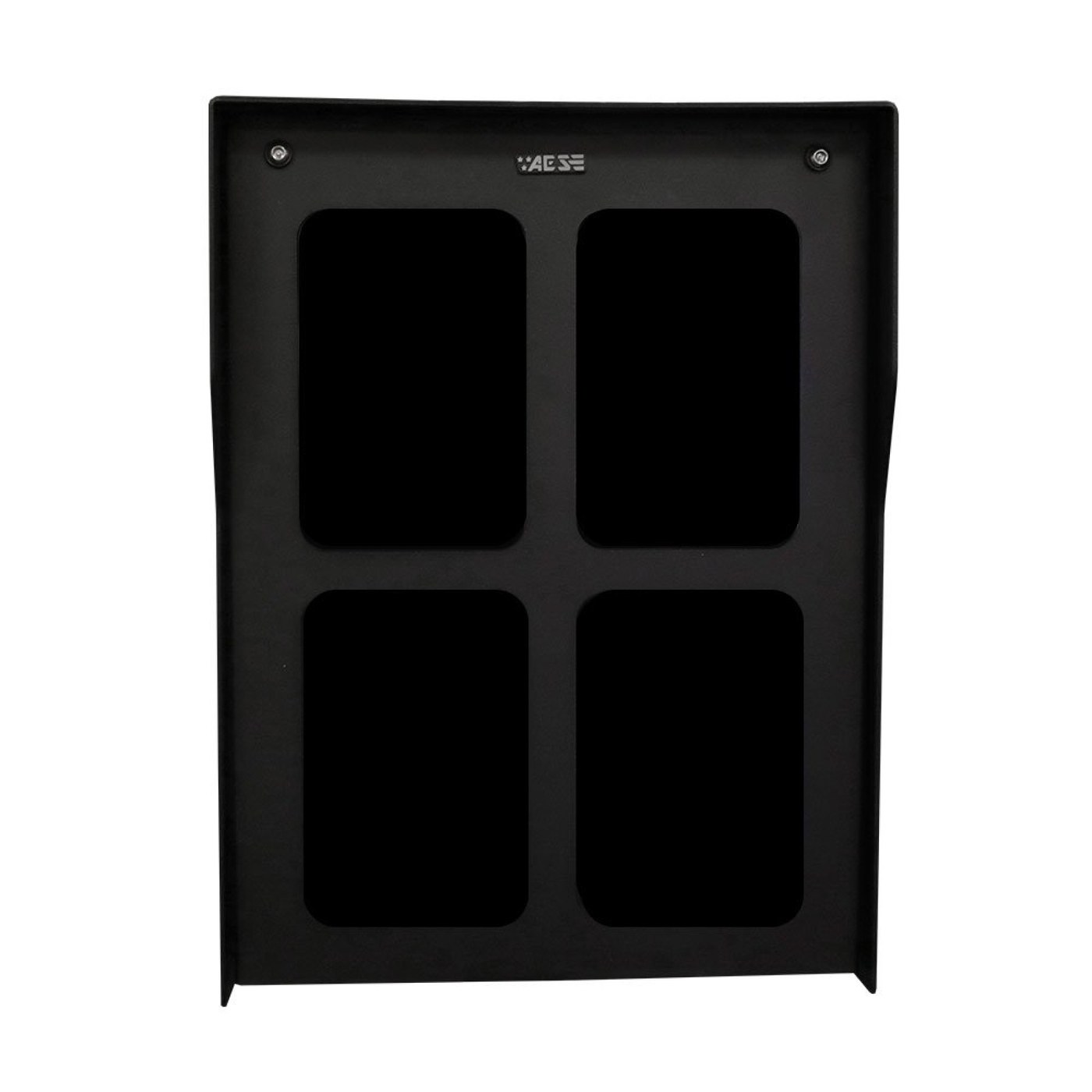 AES | Modular Pedestal Back Box | 2x2 Module Frame with Mounting Plate