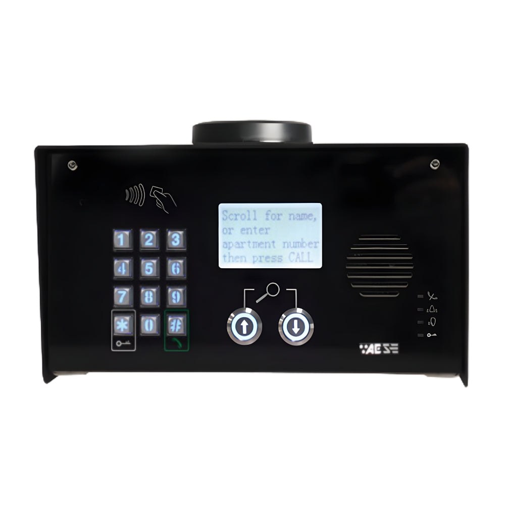 AES Multicom Classic 4G directory intercom MULTI-CL-IBK-US, black Imperial panel, view 2 of 3