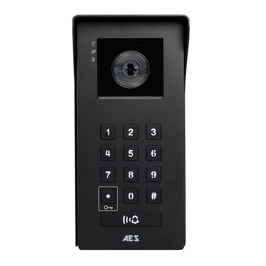 AES | Opyn IP Video Intercom | 1 Button | Imperial with Keypad