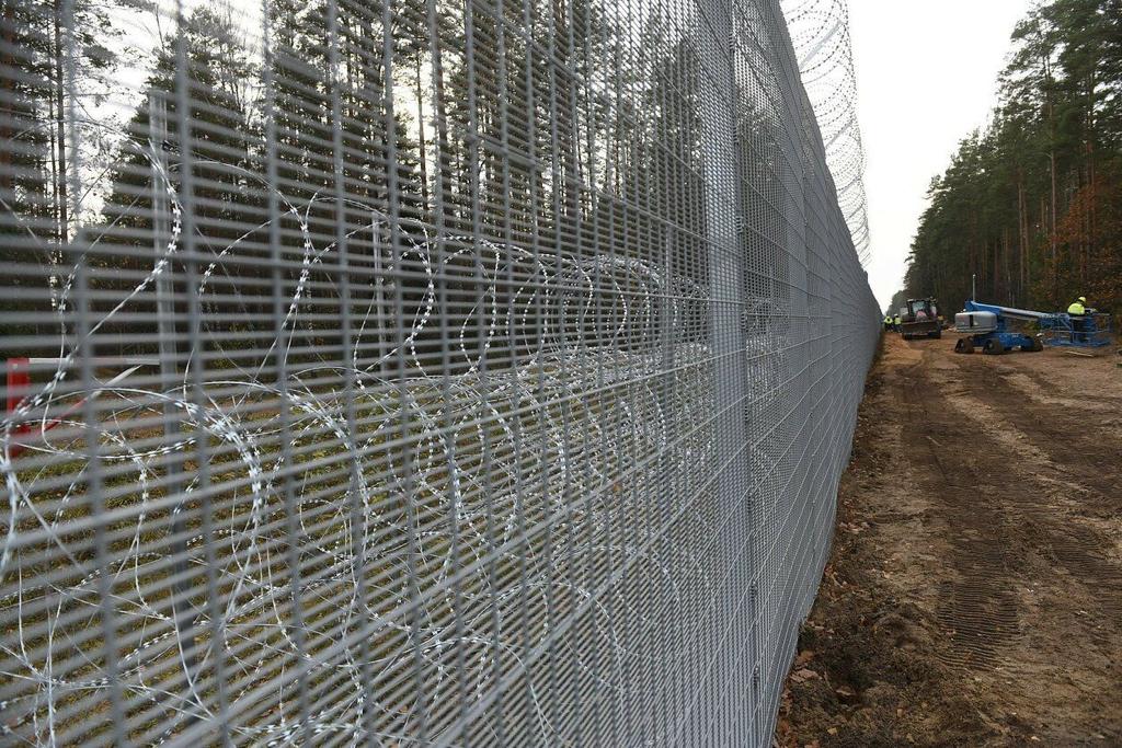 Secufence 358 security fence installed along a perimeter
