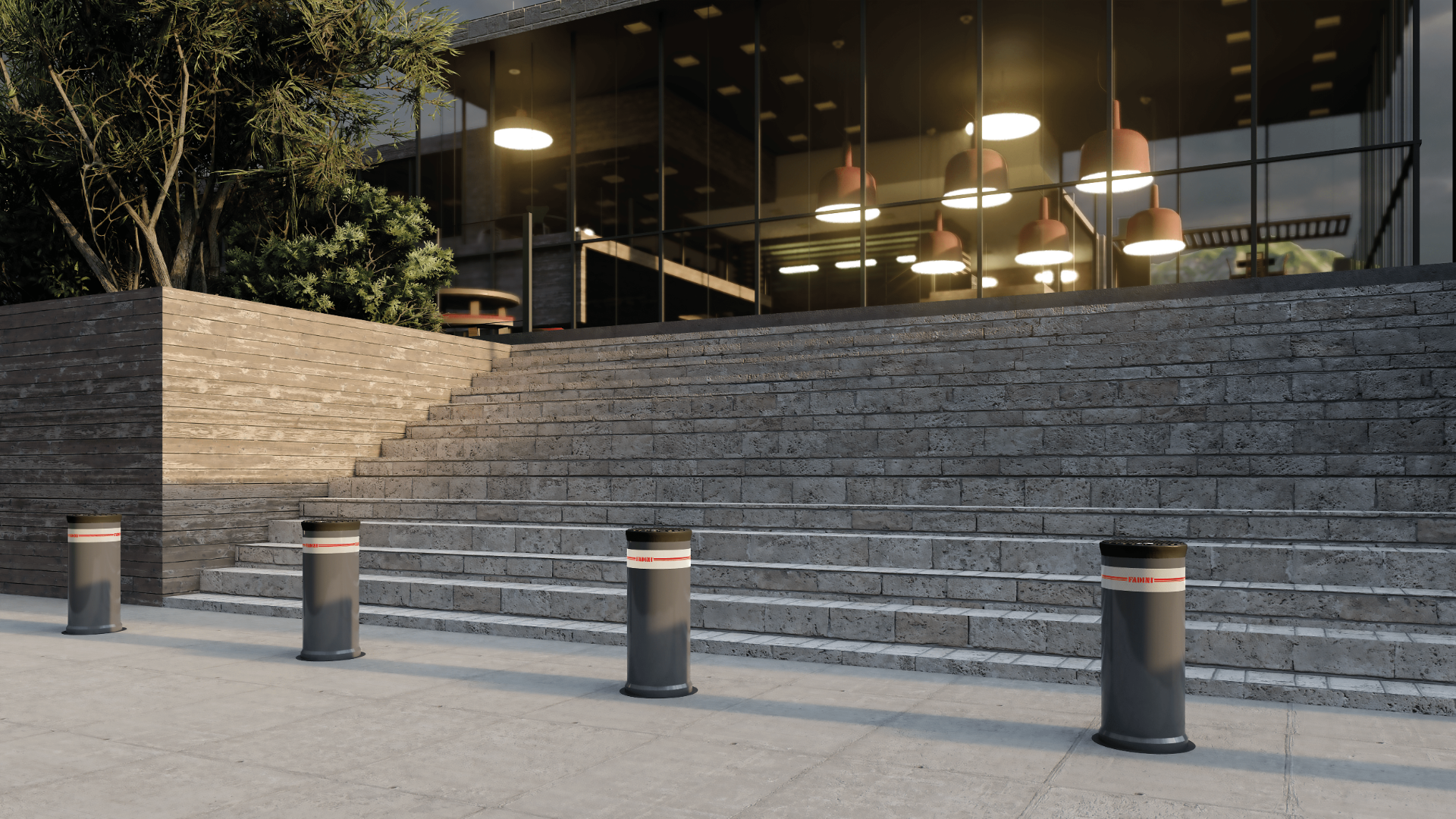 Armoured professional bollard, Ø 275 mm, view 7